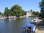 River Medway at Maidstone, Kent - geograph.org.uk - 187940